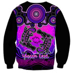 personalised-australia-pisces-platypus-zodiac-sweatshirt-auz-astrology-aboriginal-magenta