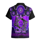 personalised-australia-pisces-platypus-zodiac-hawaiian-shirt-auz-astrology-aboriginal-purple