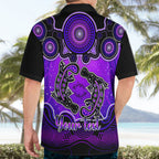 personalised-australia-pisces-platypus-zodiac-hawaiian-shirt-auz-astrology-aboriginal-purple
