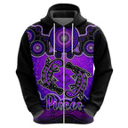 personalised-australia-pisces-platypus-zodiac-hoodie-auz-astrology-aboriginal-purple