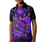 personalised-australia-pisces-platypus-zodiac-kid-polo-shirt-auz-astrology-aboriginal-purple