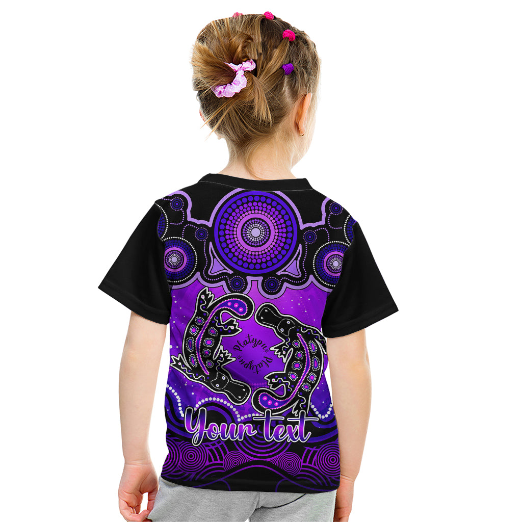 personalised-australia-pisces-platypus-zodiac-kid-t-shirt-auz-astrology-aboriginal-purple
