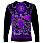personalised-australia-pisces-platypus-zodiac-long-sleeve-shirt-auz-astrology-aboriginal-purple
