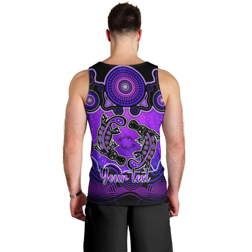 personalised-australia-pisces-platypus-zodiac-men-tank-top-auz-astrology-aboriginal-purple