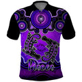 personalised-australia-pisces-platypus-zodiac-polo-shirt-auz-astrology-aboriginal-purple
