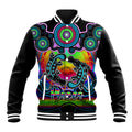 personalised-australia-pisces-platypus-zodiac-baseball-jacket-auz-astrology-aboriginal-rainbow
