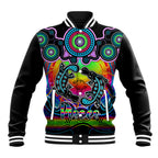 personalised-australia-pisces-platypus-zodiac-baseball-jacket-auz-astrology-aboriginal-rainbow