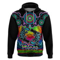 personalised-australia-pisces-platypus-zodiac-hoodie-auz-astrology-aboriginal-rainbow