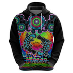 personalised-australia-pisces-platypus-zodiac-hoodie-auz-astrology-aboriginal-rainbow
