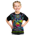 personalised-australia-pisces-platypus-zodiac-kid-t-shirt-auz-astrology-aboriginal-rainbow