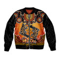 personalised-australia-pisces-platypus-zodiac-bomber-jacket-auz-astrology-aboriginal-red