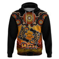 personalised-australia-pisces-platypus-zodiac-hoodie-auz-astrology-aboriginal-red