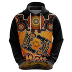 personalised-australia-pisces-platypus-zodiac-hoodie-auz-astrology-aboriginal-red