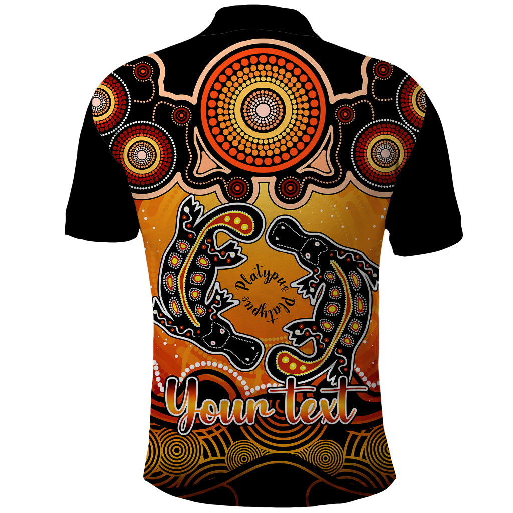 personalised-australia-pisces-platypus-zodiac-polo-shirt-auz-astrology-aboriginal-red