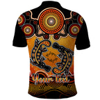 personalised-australia-pisces-platypus-zodiac-polo-shirt-auz-astrology-aboriginal-red