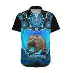 personalised-australia-taurus-wombat-zodiac-hawaiian-shirt-auz-astrology-aboriginal-aqua