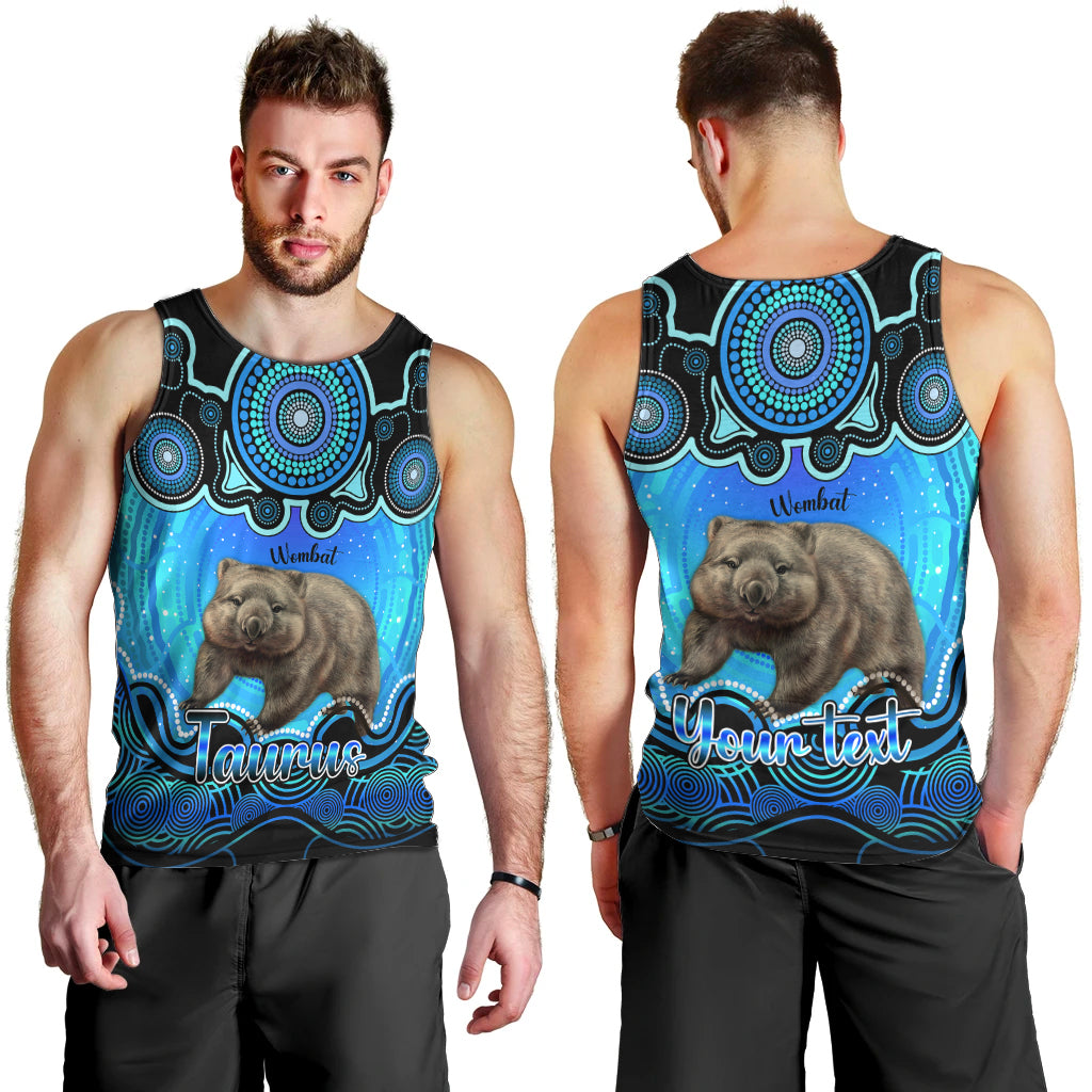 personalised-australia-taurus-wombat-zodiac-men-tank-top-auz-astrology-aboriginal-aqua