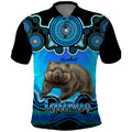 personalised-australia-taurus-wombat-zodiac-polo-shirt-auz-astrology-aboriginal-aqua