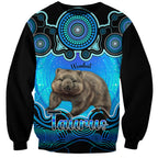 personalised-australia-taurus-wombat-zodiac-sweatshirt-auz-astrology-aboriginal-aqua