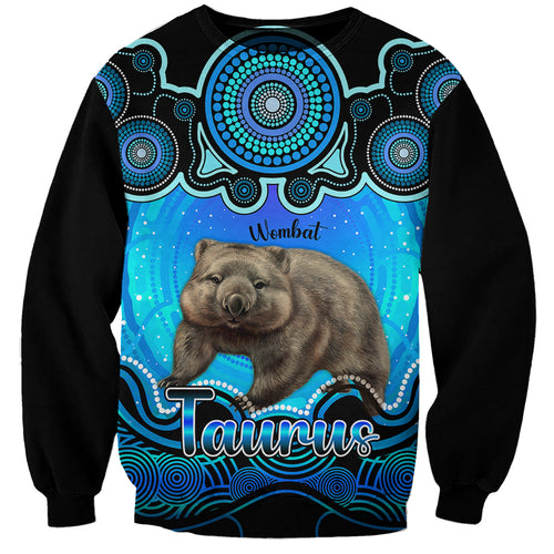 personalised-australia-taurus-wombat-zodiac-sweatshirt-auz-astrology-aboriginal-aqua