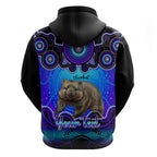 personalised-australia-taurus-wombat-zodiac-hoodie-auz-astrology-aboriginal-blue