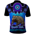 personalised-australia-taurus-wombat-zodiac-polo-shirt-auz-astrology-aboriginal-blue
