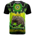 personalised-australia-taurus-wombat-zodiac-t-shirt-auz-astrology-aboriginal-green
