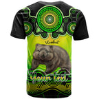 personalised-australia-taurus-wombat-zodiac-t-shirt-auz-astrology-aboriginal-green