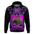 personalised-australia-taurus-wombat-zodiac-hoodie-auz-astrology-aboriginal-magenta