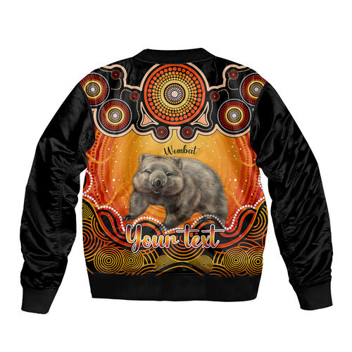 personalised-australia-taurus-wombat-zodiac-bomber-jacket-auz-astrology-aboriginal-red