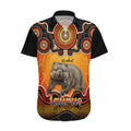 personalised-australia-taurus-wombat-zodiac-hawaiian-shirt-auz-astrology-aboriginal-red