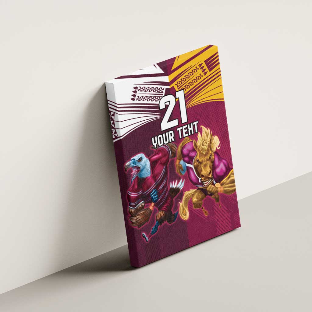 Custom Sea Eagles And Broncos Rugby Canvas Wall Art Sporty Style