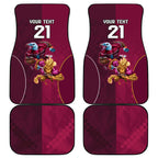 Custom Sea Eagles And Broncos Rugby Car Mats Sporty Style