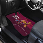 Custom Sea Eagles And Broncos Rugby Car Mats Sporty Style
