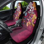 Custom Sea Eagles And Broncos Rugby Car Seat Cover Sporty Style