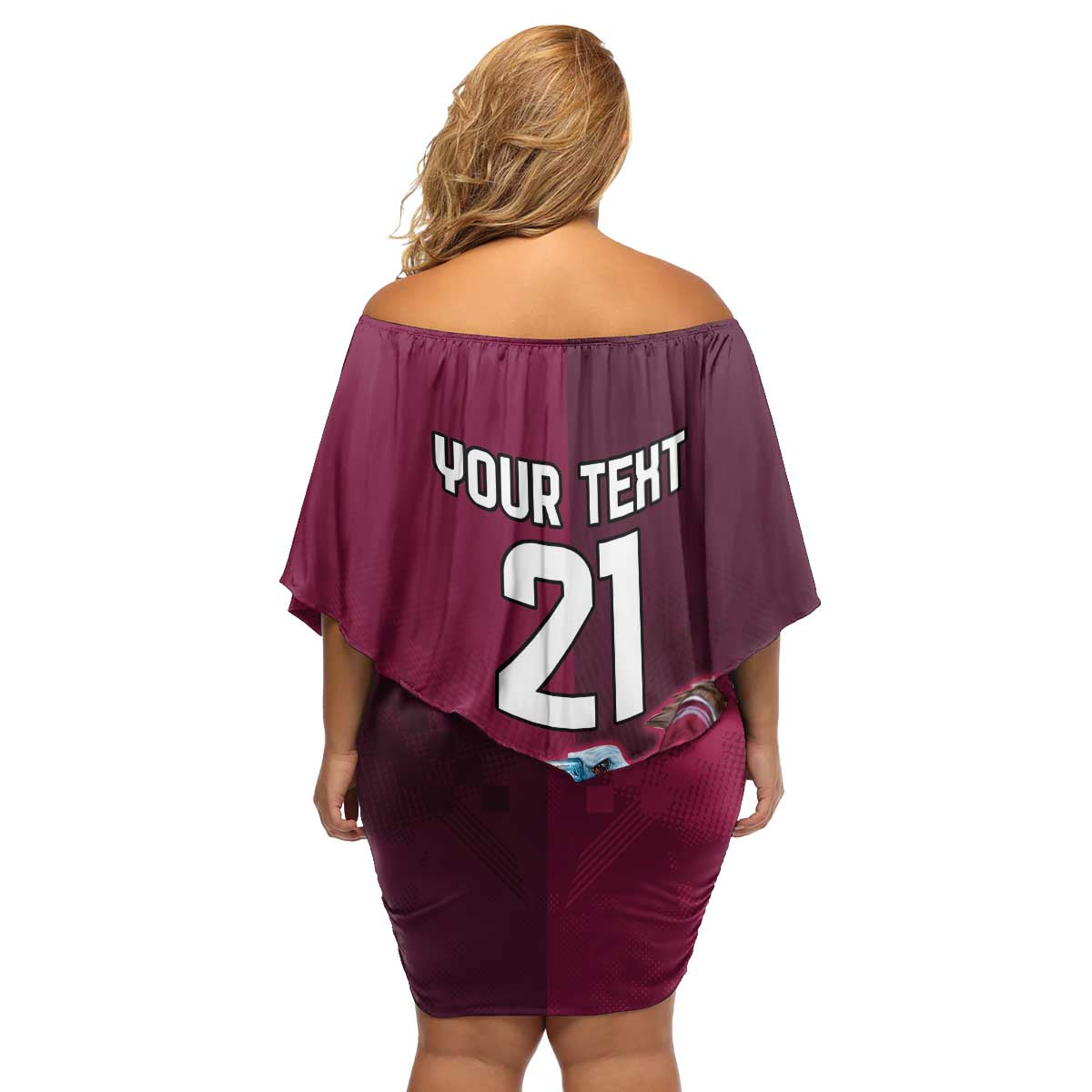 Custom Sea Eagles And Broncos Rugby Family Matching Off Shoulder Short Dress and Hawaiian Shirt Sporty Style