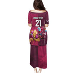Custom Sea Eagles And Broncos Rugby Family Matching Puletasi and Hawaiian Shirt Sporty Style