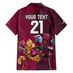 Custom Sea Eagles And Broncos Rugby Family Matching Summer Maxi Dress and Hawaiian Shirt Sporty Style
