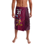 Custom Sea Eagles And Broncos Rugby Lavalava Sporty Style