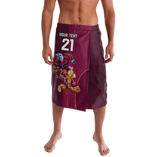 Custom Sea Eagles And Broncos Rugby Lavalava Sporty Style