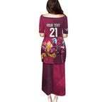 Custom Sea Eagles And Broncos Rugby Puletasi Sporty Style