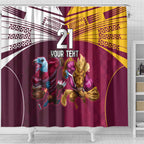 Custom Sea Eagles And Broncos Rugby Shower Curtain Sporty Style