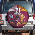 Custom Sea Eagles And Broncos Rugby Spare Tire Cover Sporty Style