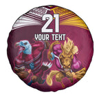 Custom Sea Eagles And Broncos Rugby Spare Tire Cover Sporty Style
