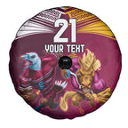 Custom Sea Eagles And Broncos Rugby Spare Tire Cover Sporty Style