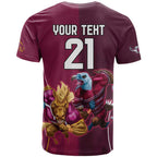 Custom Sea Eagles And Broncos Rugby T Shirt Sporty Style