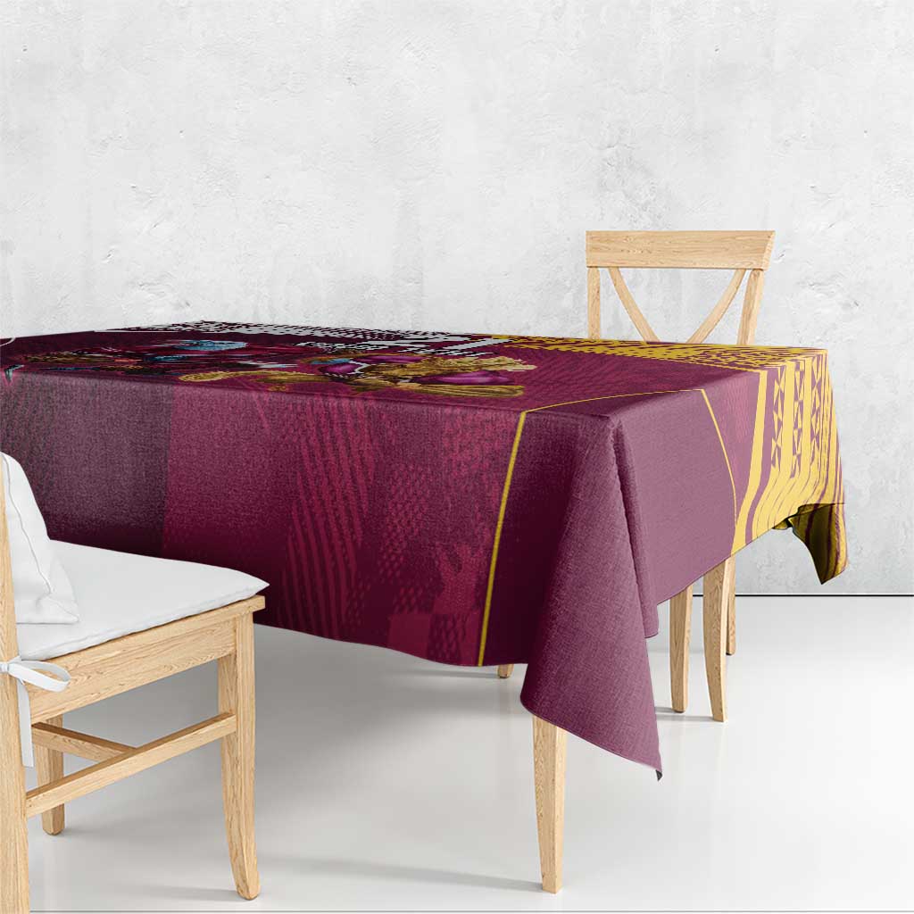 Custom Sea Eagles And Broncos Rugby Tablecloth Sporty Style