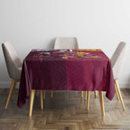 Custom Sea Eagles And Broncos Rugby Tablecloth Sporty Style
