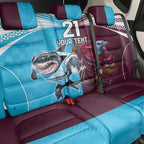 Custom Sea Eagles And Sharks Rugby Back Car Seat Cover Sporty Style