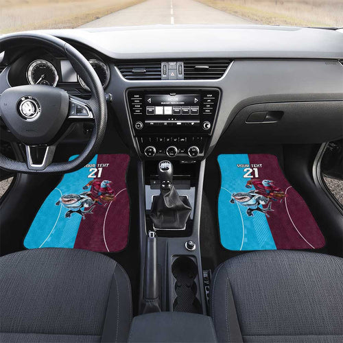 Custom Sea Eagles And Sharks Rugby Car Mats Sporty Style
